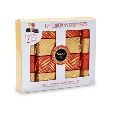 Box of 4 gourmet Christmas crackers