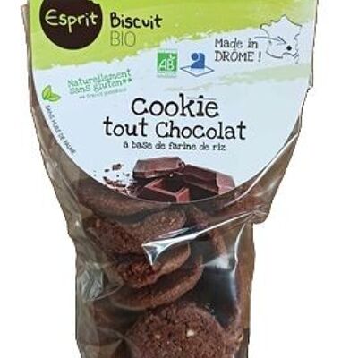 Cookie tout chocolat - 150gr BIO