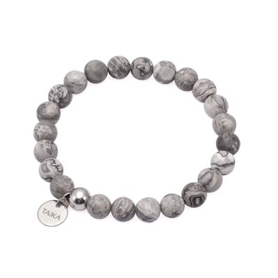 Grey jaspis bracelet