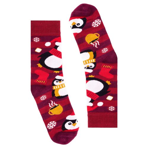 Christmas Penguins Socks