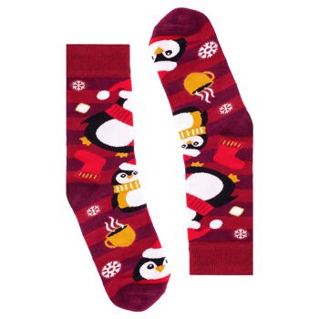 Chaussettes Pingouins de Noël 1