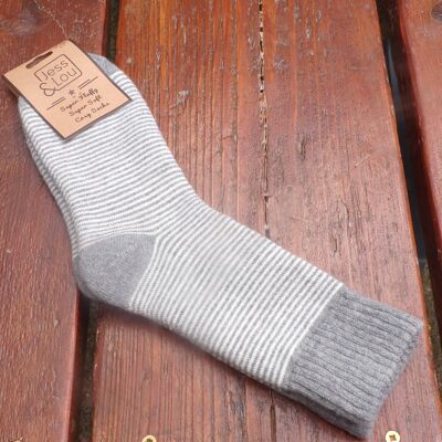 NEW! Cosy Ribbed Socks with Stripes