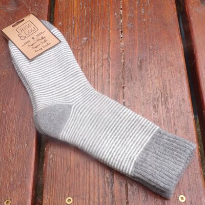 NEW! Cosy Ribbed Socks with Stripes