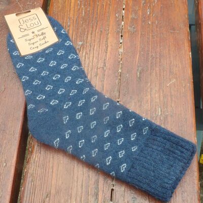 NEW! Cosy Ribbed Socks with Hollow Hearts