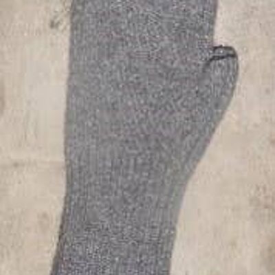 Plain Knit wool Fingerless Gloves