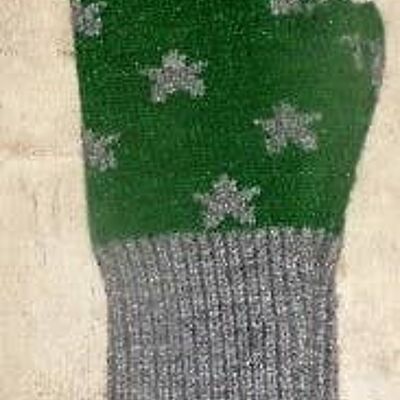 Star wool Fingerless Gloves