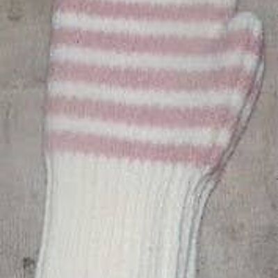 Striped wool Fingerless Gloves