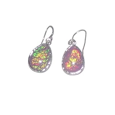 Multi Coloured Crystal Drop Earring