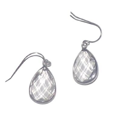 Drop Pearl Earring in Silver