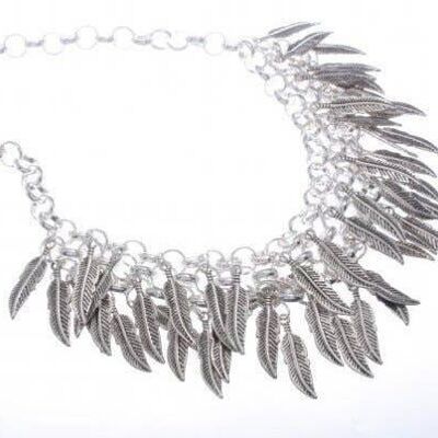 Statement Feather Party Necklace NK277