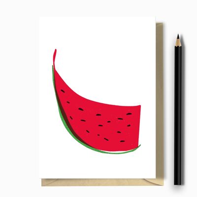 Watermelon Greeting Card