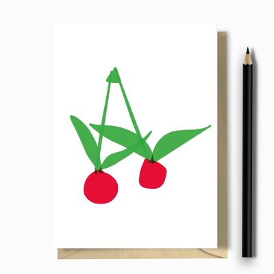Cherries Greeting Card