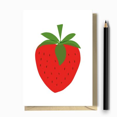 Strawberry Greeting Card