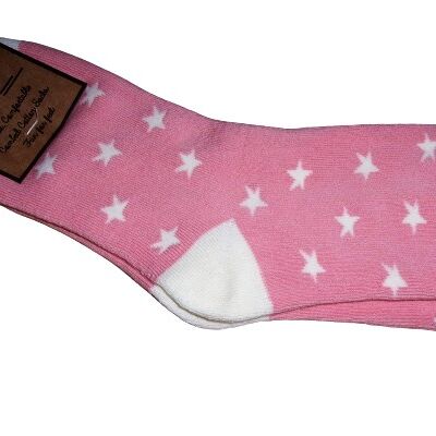 Super soft plush cotton Star socks.S111C