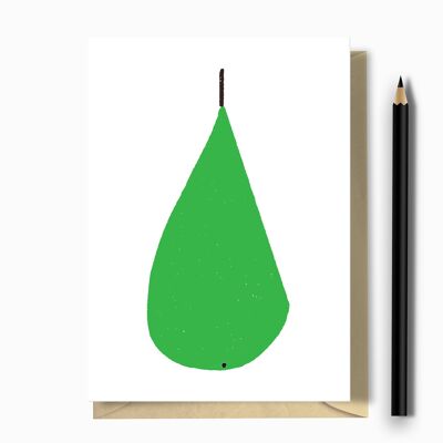 Pear Greeting Card