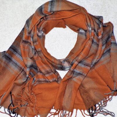 Jasper's Men's Scarf Soft Check BL1217B