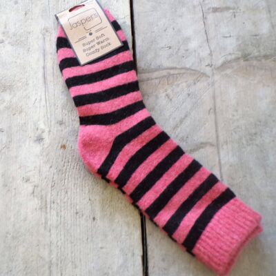 Super Soft Socks with Two Coloured Stripes