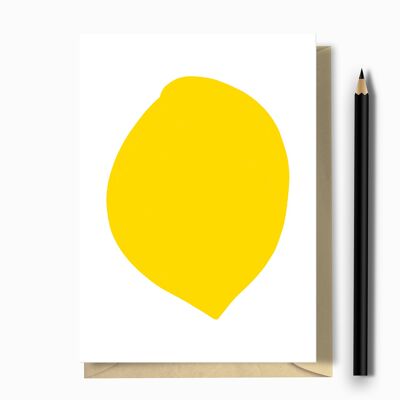 Lemon Greeting Card