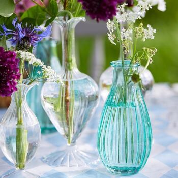 Vases à bourgeons en verre colorés pour fleurs, fête des mères - 15 ensembles 9