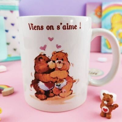 Mug Bisounours  - Viens on s'aime !