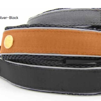 Collar para perros Silver Black Edition, XS