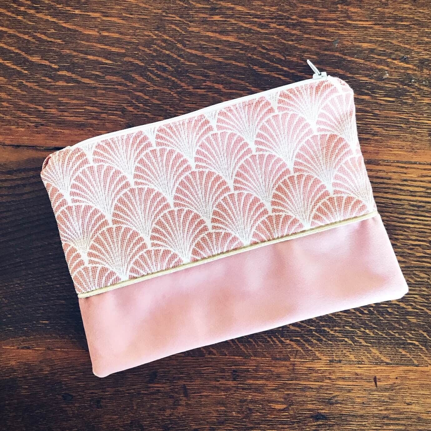 Pochette ART DECO ROSA