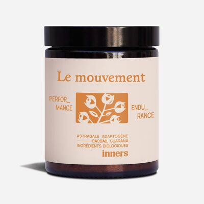 Adaptogène bio & plantes - Le Mouvement : performance + endurance