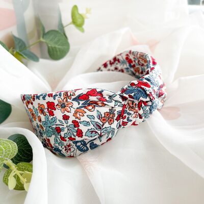 Cerchietto con nodo con stampa Liberty of London - Wisely Flowers