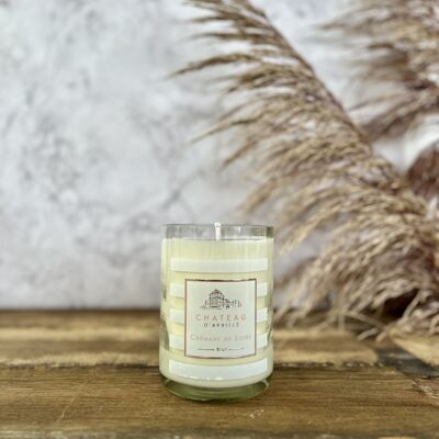 Scented Candle Bottle Cotton Flowers
