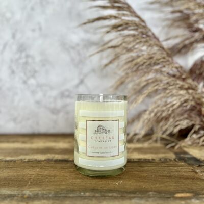 Scented Candle Bottle Cotton Flowers