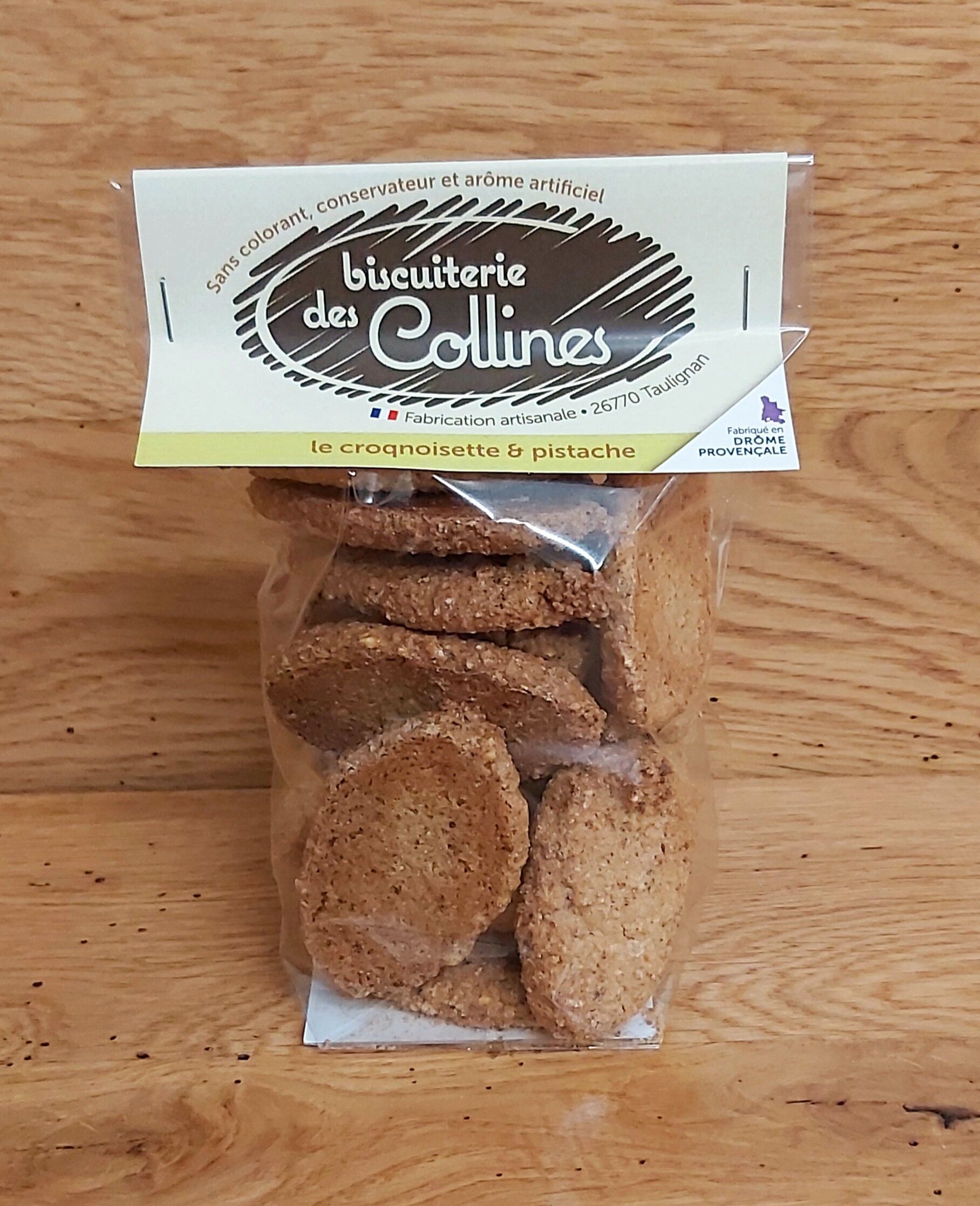 Croqnoisette e pistacchio senza glutine senza lattosio