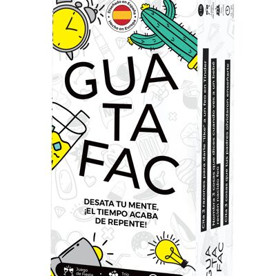 GUATAFAC - Jeux de Table Adulte - Jeux de Cartes - Plus d'1 Million de Joueurs - Cadeau Original Femme ou Homme pour Anniversaire - Espagnol