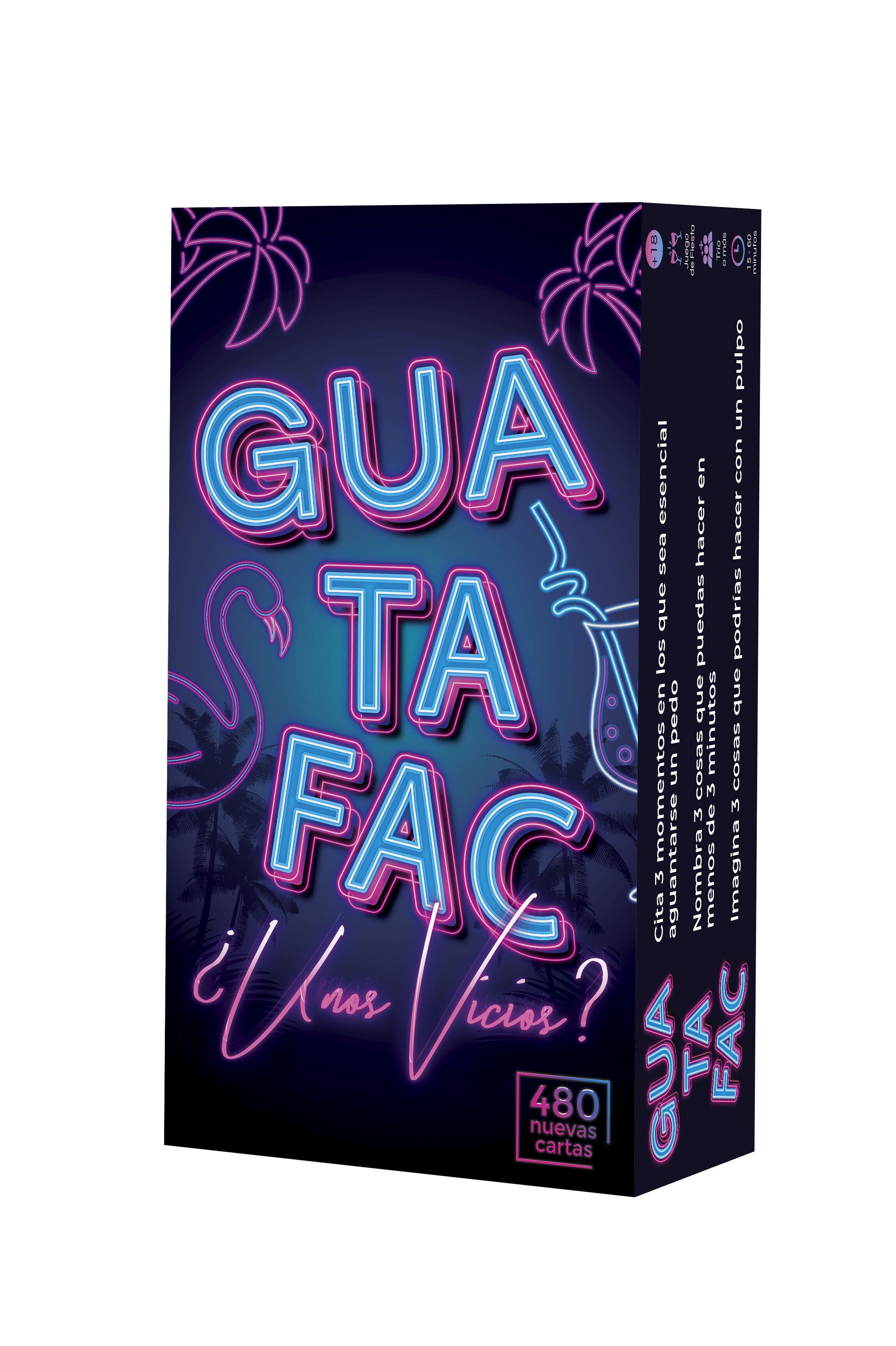 GUATAFAC ¿Unos Vicios? - Juegos de Mesa con Cartas Nuevas - Juego para Adultos - Regalos Originales para Mujer - Regalos Originales para Hombre - Fiestas con Amigos