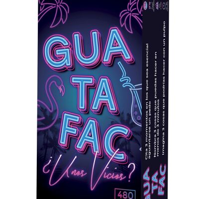 GUATAFAC Des vices ? - Jeux de société avec de nouvelles cartes - Jeu pour adultes - Cadeaux originaux pour femmes - Cadeaux originaux pour hommes - Soirées entre amis