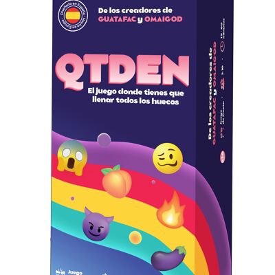 QTDEN - Jeu de Société Adulte pour Fêtes - Amusement entre Amis - Créateurs de GUATAFAC et OMAIGOD - Jeu de Cartes Espagnol - Cadeaux Originaux pour Femme et Cadeaux Originaux pour Homme