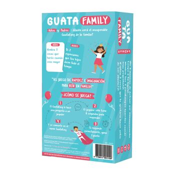 GUATAFAMILY - Jeu de société familial - Cartes pour enfants et parents - Rire et Imagination - Édition espagnole - Idée cadeau amusante 5