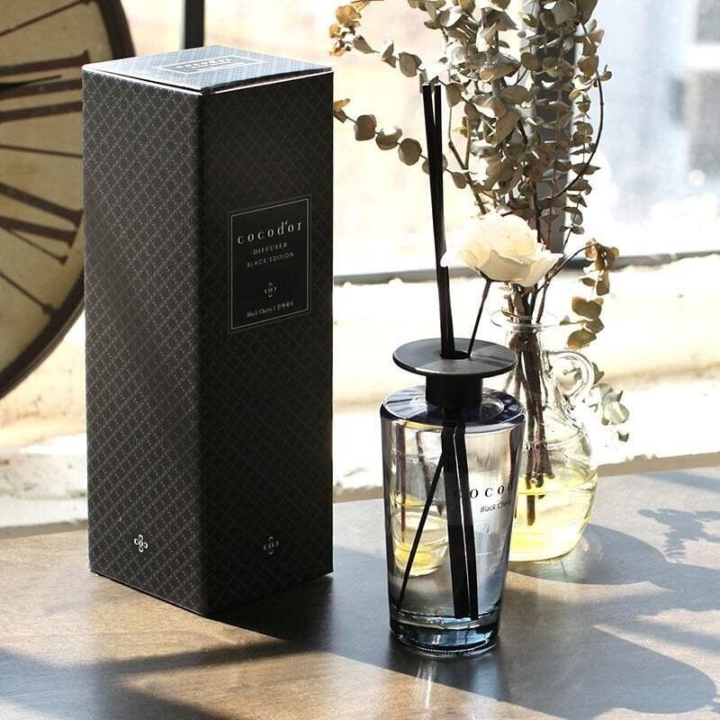 Cocodor Reed Diffuser Black Edition 500ml  (PDI30365) PURE COTTON