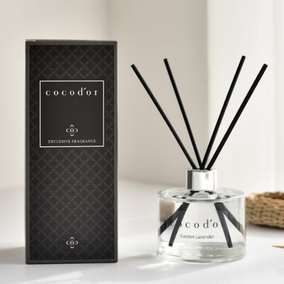 Cocodor Reed Diffuser Black Edition 200ml  (PDI30370) LOVELY PEONY