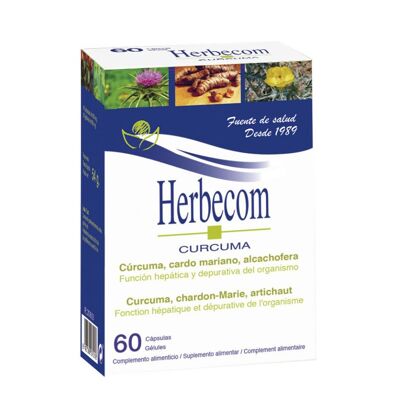 Herbecom Cúrcuma 60 cápsulas