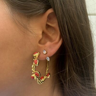 Pendientes Lika Rojo