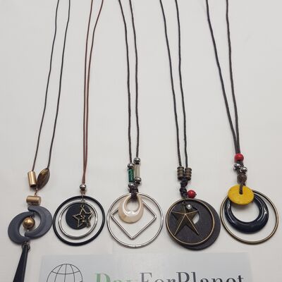 Varied mix of necklaces