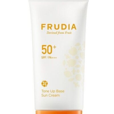 Frudia Protección Solar Iluminadora SPF50+PA+++ 50g // Crema Base Solar Tonificante