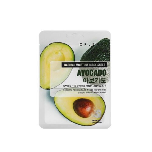 ORJENA Hidratación Natural Mascarilla de Aguacate Hoja / Mascarilla Aguacate 23ml