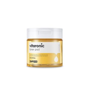 SNP PREP Tónico en Algodones Vitaronic con Vitamina C / Vitaronic Toner Pad 135ml (60ea)