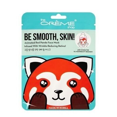 ¡ Sé suave, piel! Panda Rojo Mascarilla Reductora de Arrugas con Retinol