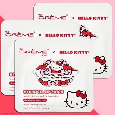 Hello Kitty Parches de hidrogel para Labios – Vainilla-Pudding