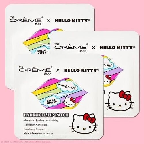 Hello Kitty Parches de hidrogel para Labios - Fresa