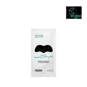 Yadah - Tiras Limpiadoras para nariz con Carbón / Charcoal Cleansing Nose Pack 10uds 2