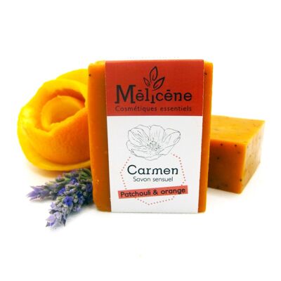 Savon "Carmen" sensuel- Patchouli & Orange