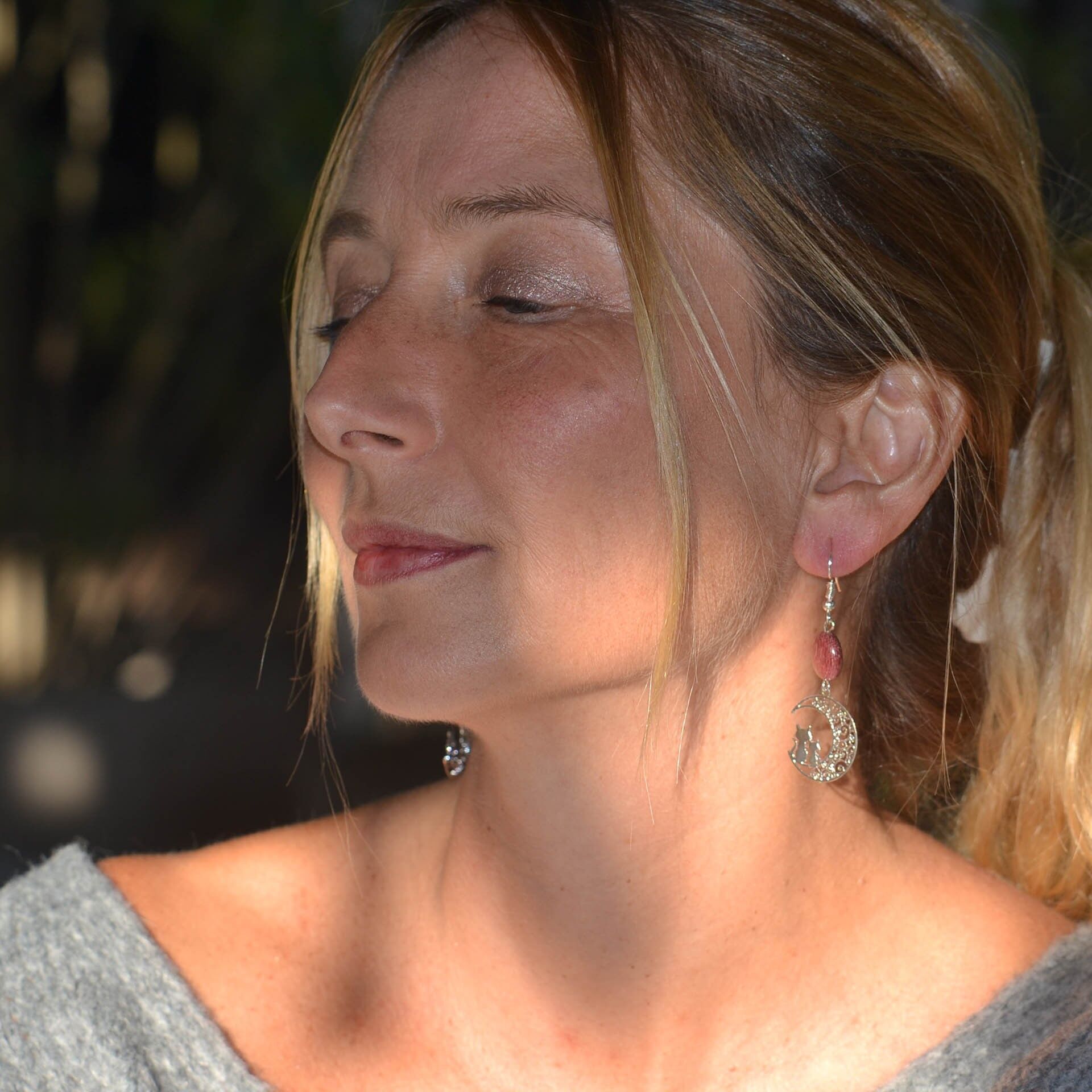 Orecchini in legno Lisa Moonlight